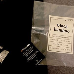 Vela Black Bamboo Hijab